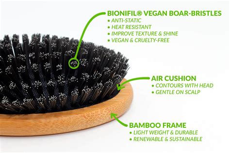 Vegan Boar-Bristle Brush | Henna Color Lab®