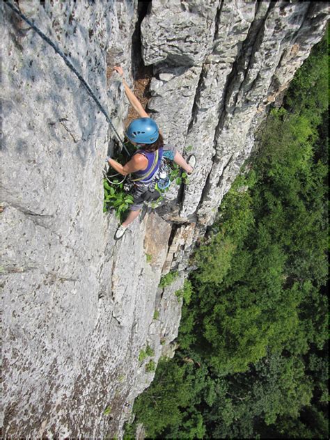 Around the World and Still Going!: Climbing at Seneca Rocks, WV