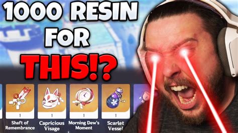 I spent OVER 1,000 RESIN, was it worth it? | Genshin Impact - Genshin ...