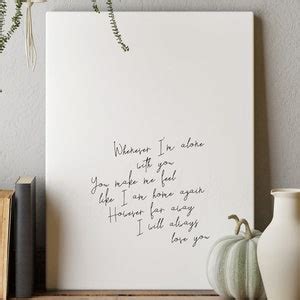 Lovesong the Cure Lyrics Printable, the Cure Lyrics Poster Gift ...