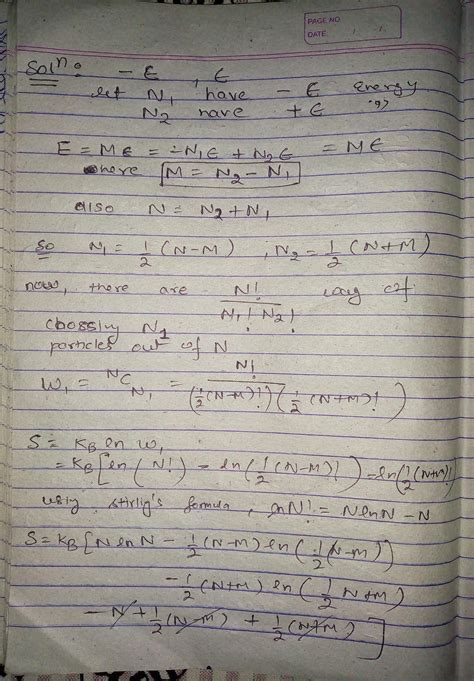 Statistical mechanics