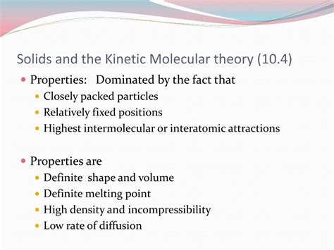 PPT - The Kinetic Molecular Theory PowerPoint Presentation, free ...