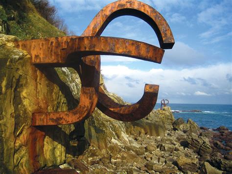 Eduardo Chillida | Abstract sculpture, Basque art, Monumental works ...