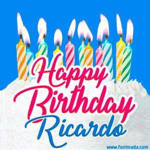 Happy Birthday Ricardo GIFs | Funimada.com