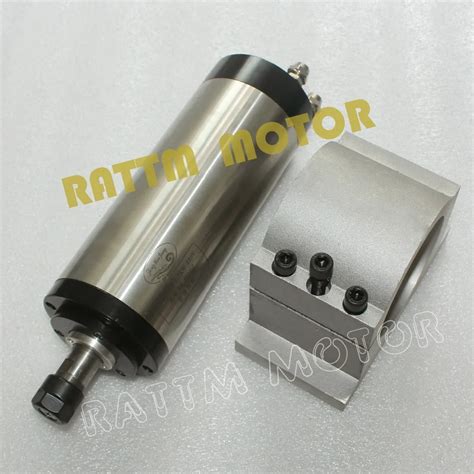 CNC Spindle Kit 1.5KW Water cooled ER16 spindle MOTOR ENGRAVING MILLING GRIND & 80mm Clamp-in ...