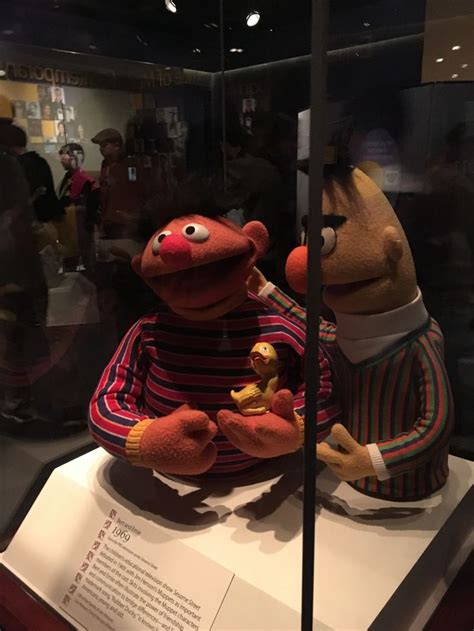 Original Bert and Ernie puppets from Sesame Street | Ernie puppet ...