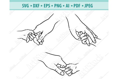 Silhouette Children svg Svg Family baby hands svg Cut Files Eps Png Family svg Cricut Keep Your ...