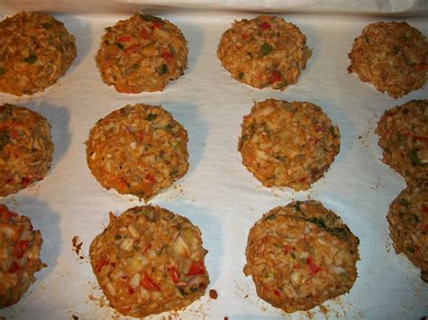 Cooking with love ! : Chiftele cu surimi , peste si legume ( Baked Surimi & Salmon Cakes )