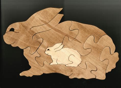 rabbit puzzle - Scroll Saw Woodworking & Crafts Photo Gallery | Woodworking crafts, Sketchup ...