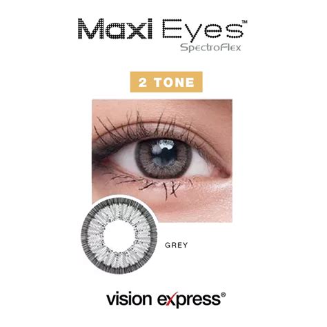 Vision Express Maxi Eyes 2 Tone Natural Colored Graded Contact Lenses ...