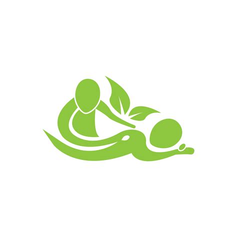 Body massage logo vector 14321582 Vector Art at Vecteezy