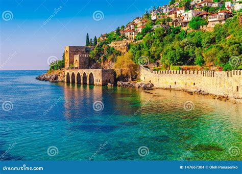 ANTALYA, TURKEY: The Promenade On The Lara Beach In Antalya. Royalty ...