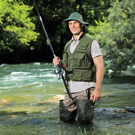 FLY FISHING HERO Hip Wader for Men with Boots 2 Ply Nylon/PVC Fishing Hip Wader for Women ...