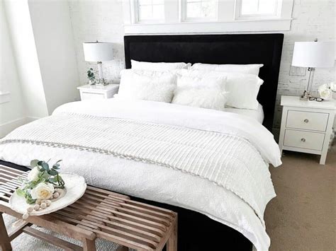 Feminine Black and White Bedroom Décor Ideas - Soul & Lane