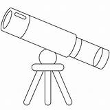 Telescope Emoji coloring page  ColouringPages sketch template
