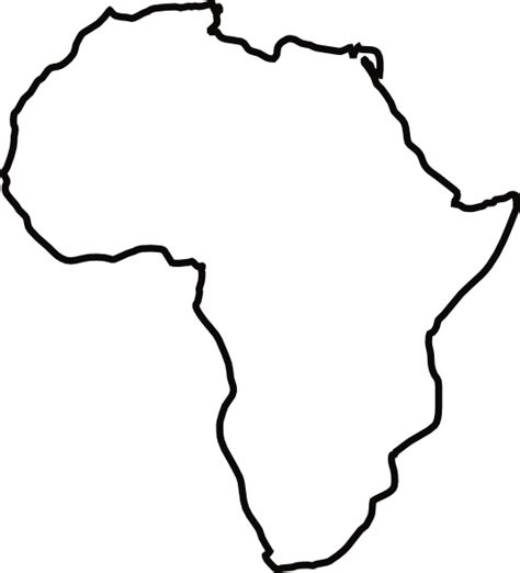 Africa Map Blank - ClipArt Best