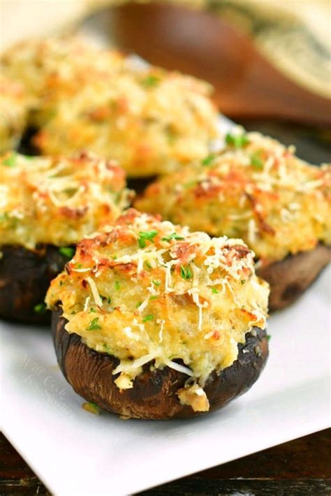 Crab Stuffed Mushrooms - Perfect Party Appetizer And So Easy