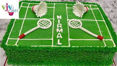 badminton racket cake design - contemporaryfineartphotography