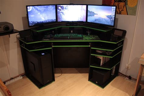 Gaming Desk #gamingdesk | Gaming computer desk, Diy computer desk, Gaming desk