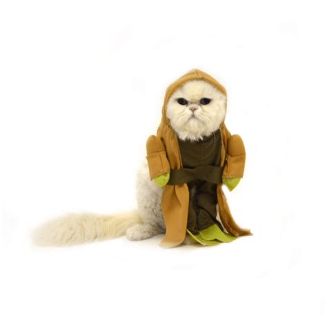 Yoda Star Wars Walking Cat Costume - Pet Costume Center