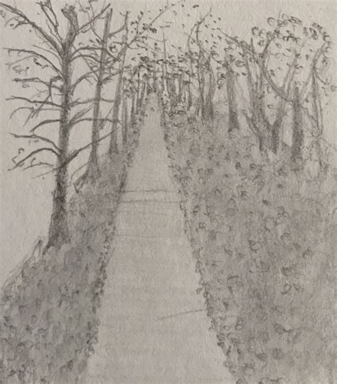 Pathway Drawing at PaintingValley.com | Explore collection of Pathway Drawing