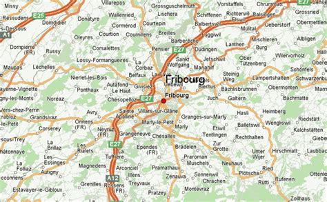 Fribourg Switzerland Map