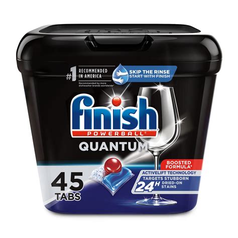 Finish - Quantum - 45ct - Dishwasher Detergent - Powerball - Advanced ...