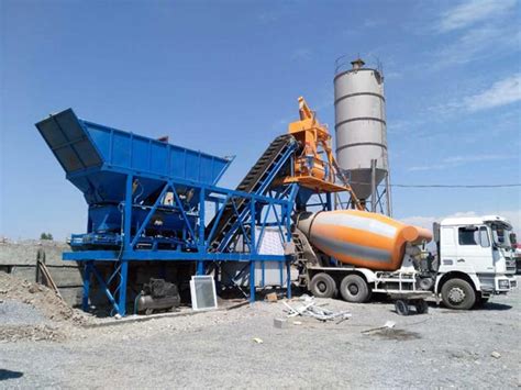 Mini Concrete Batching Plant - Capacity Ranges 25 To 60 Cubic Meter