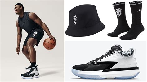 Jordan Zion 1 Gen Zion Black White Shirts Clothing Outfits