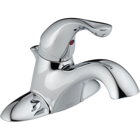 Delta Classic 4 in. Centerset Single Handle Lavatory Faucet in Chrome ...