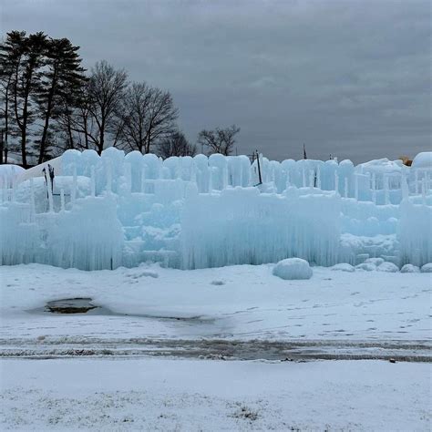 Mild weather melting magical Lake George Ice Castles, causing delay in opening date ...