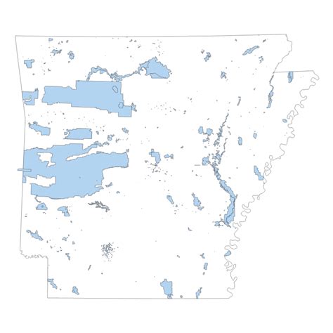 Public Land Boundary (polygon) | Arkansas GIS Office