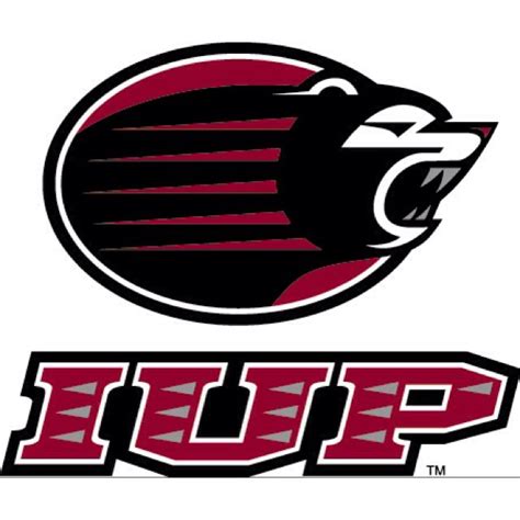 IUP logo used briefly in the 1990s before becoming the Crimson Hawks, when they were called the ...