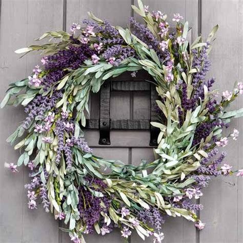 Lavender & Sage Wreath: Olive & Cocoa