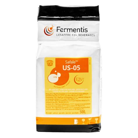 Dry Ale Yeast Brick, Fermentis US-05 - 500 g