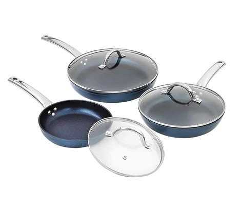 Nonstick 3 Piece Frying Pan Cookware Set with Lids OSFE INDUSTRIAL CO., LTD