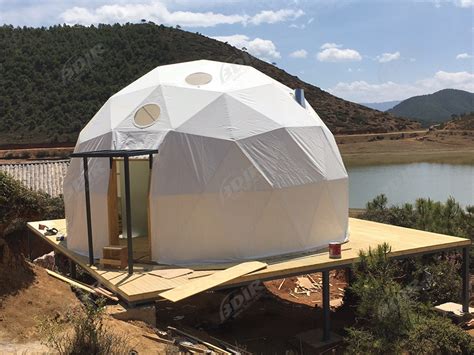 High-End Customized Glamping Canvas Dome Tent Hotel - Yunnan, China