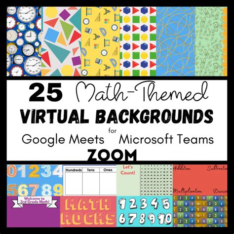 25 Math-Themed Virtual Backgrounds for Google Meets, Microsoft Teams, and Zoom