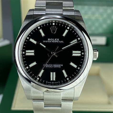 2020 Unworn Rolex 124300 Oyster Perpetual 41mm Black Dial with Box ...