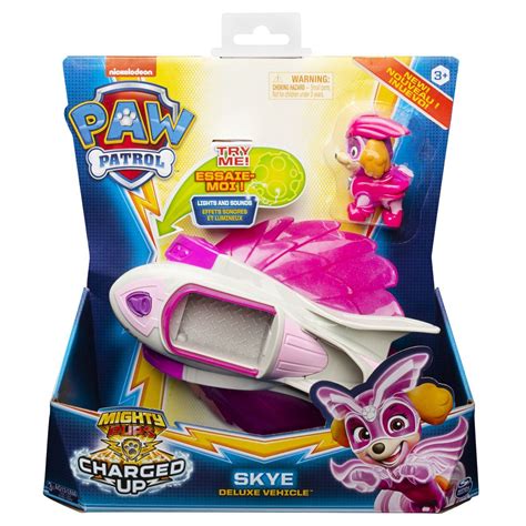 Paw Patrol Mighty Pups Charged Up Skye Deluxe Vehicle