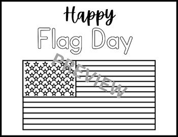 Flag Day Coloring Pages For Kindergarten