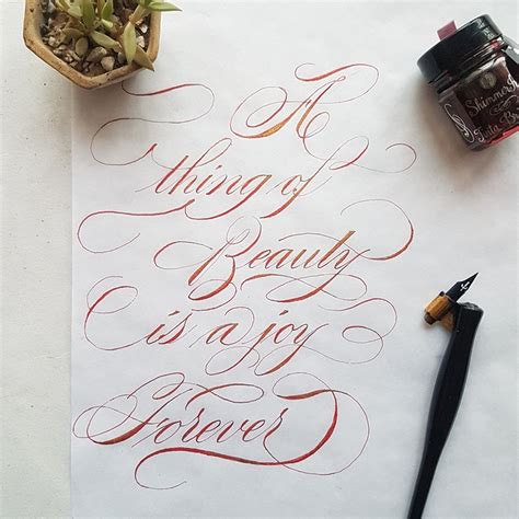 Copperplate Calligraphy Quote by Kanika Sachdev - Kanika Sachdeva