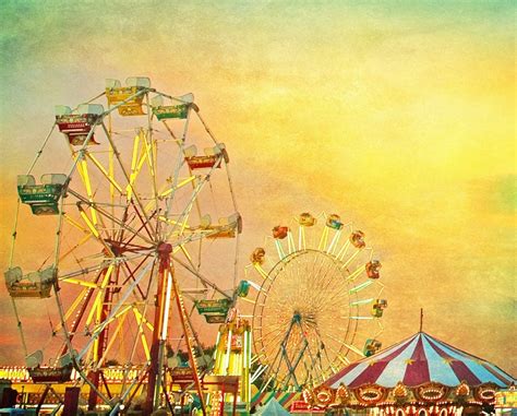 Carnival Photography Midway Sunset carnival by CarlChristensen