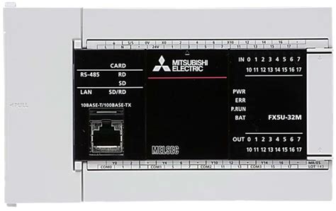 FX5U-32MT/ESS Mitsubishi | Mitsubishi FX5U Series PLC CPU for Use with MELSEC IQ-F Series IQ ...