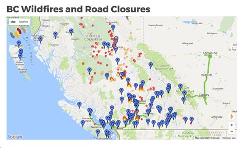 Bc Wildfire Map - It is burning season in British Columbia - Wildfire Today / A map of the level ...