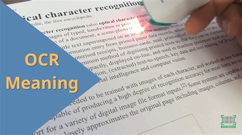 OCR Meaning: 3 Main Benefits of Optical Character Recognition