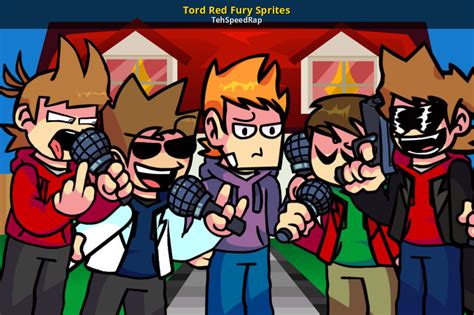 Tord Red Fury Sprites [Friday Night Funkin'] [Modding Tools]