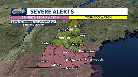 Round of Severe Weather Moved Across NH Saturday