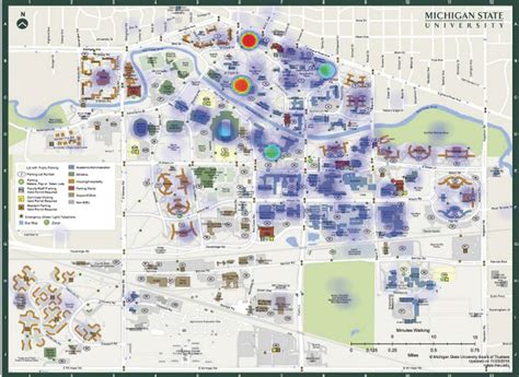 Campus Map Michigan State University - Amargo Marquita