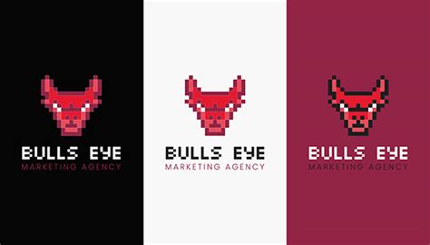 bulls eye agency logo :: Behance